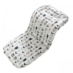 Stroller Liner Pad, Pram Liner Mat, Universal Reversible Buggy Seat Cushion, Breathable Cotton, Light-Weight