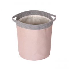 Canvas Storage Box, Waterproof Foldable Laundry Hamper Bucket,  Collapsible Storage Basket