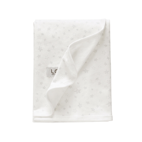 Baby Blankets,100% Organic Cotton Swaddle,Gift Pack,30''x40''(Gray Star)